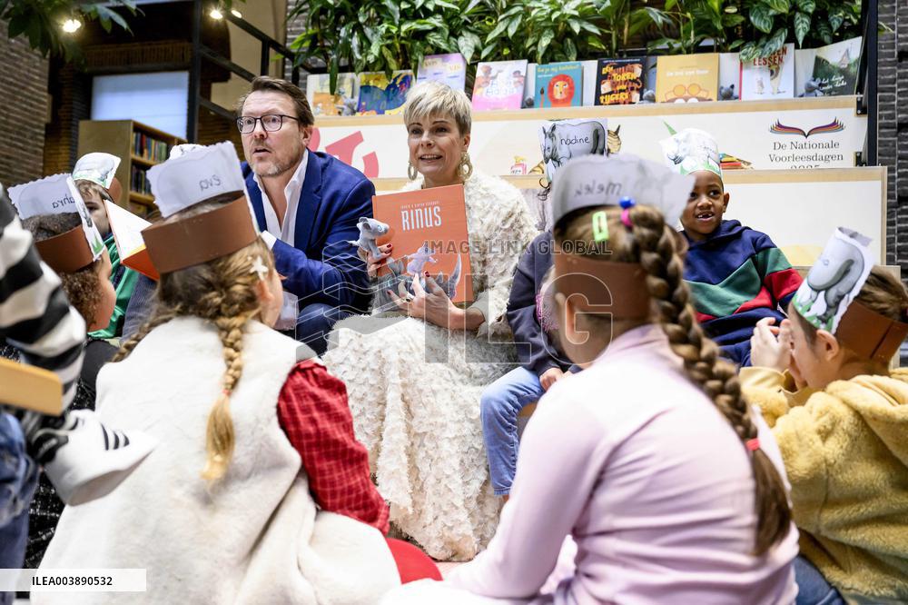 Princess Laurentien and Prince Constantijn Read at 2025 Breakfastn - Netherlands