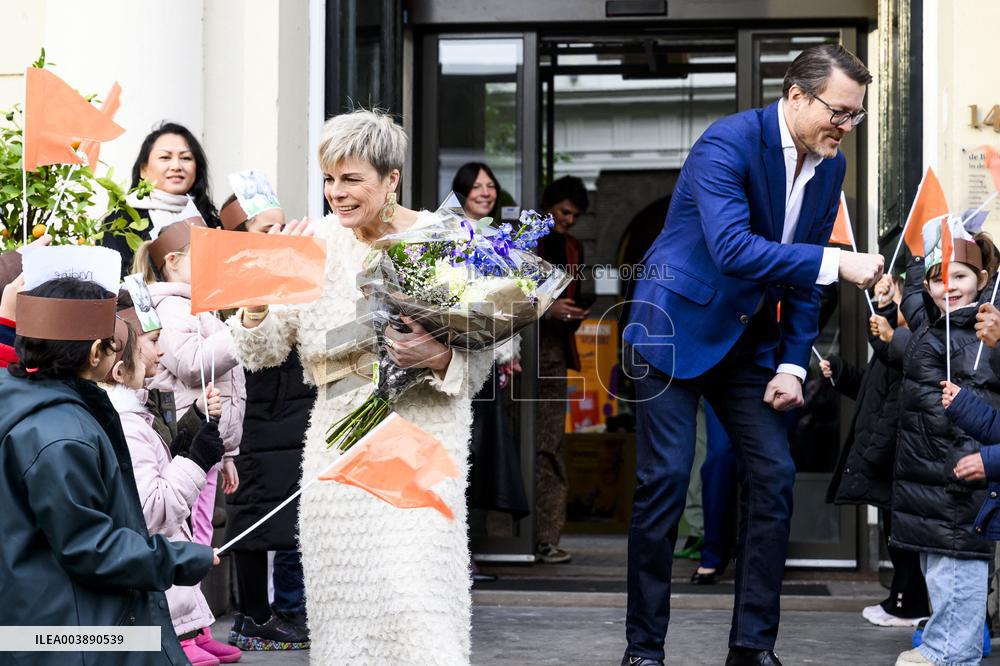 Princess Laurentien and Prince Constantijn Read at 2025 Breakfastn - Netherlands
