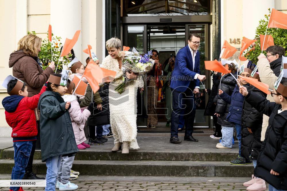 Princess Laurentien and Prince Constantijn Read at 2025 Breakfastn - Netherlands