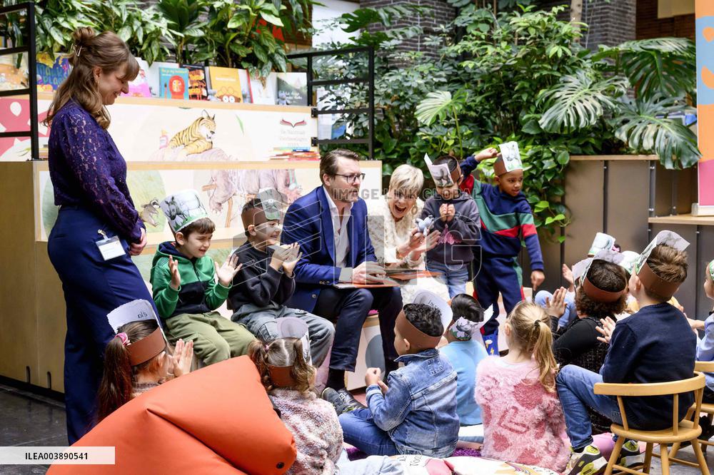 Princess Laurentien and Prince Constantijn Read at 2025 Breakfastn - Netherlands