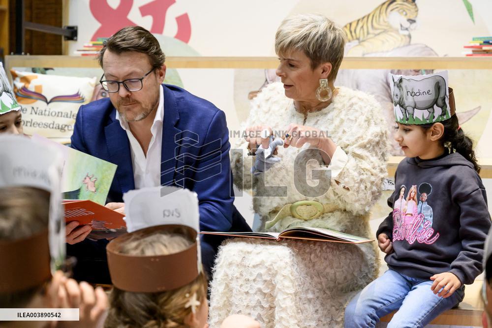 Princess Laurentien and Prince Constantijn Read at 2025 Breakfastn - Netherlands