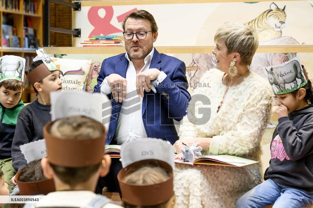 Princess Laurentien and Prince Constantijn Read at 2025 Breakfastn - Netherlands