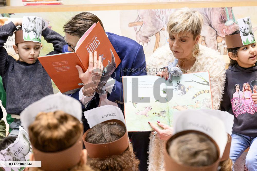Princess Laurentien and Prince Constantijn Read at 2025 Breakfastn - Netherlands