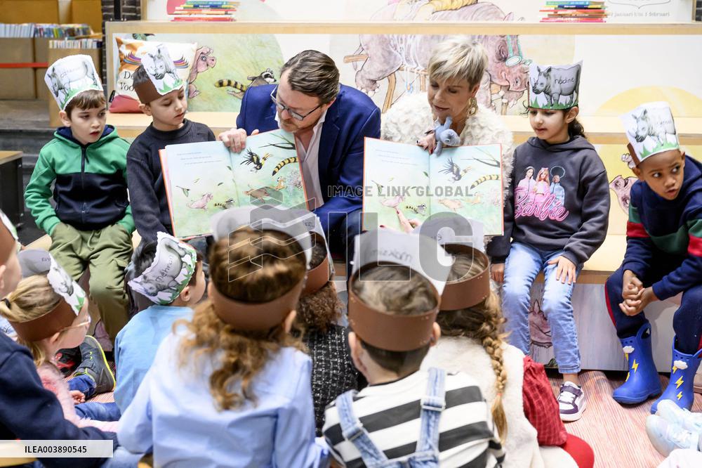 Princess Laurentien and Prince Constantijn Read at 2025 Breakfastn - Netherlands