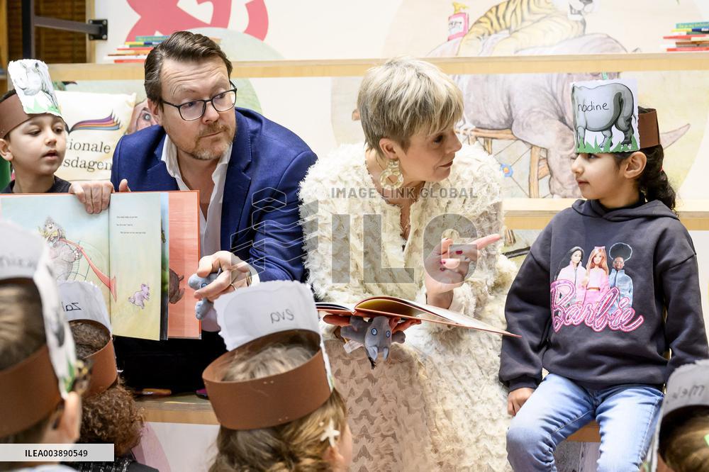 Princess Laurentien and Prince Constantijn Read at 2025 Breakfastn - Netherlands