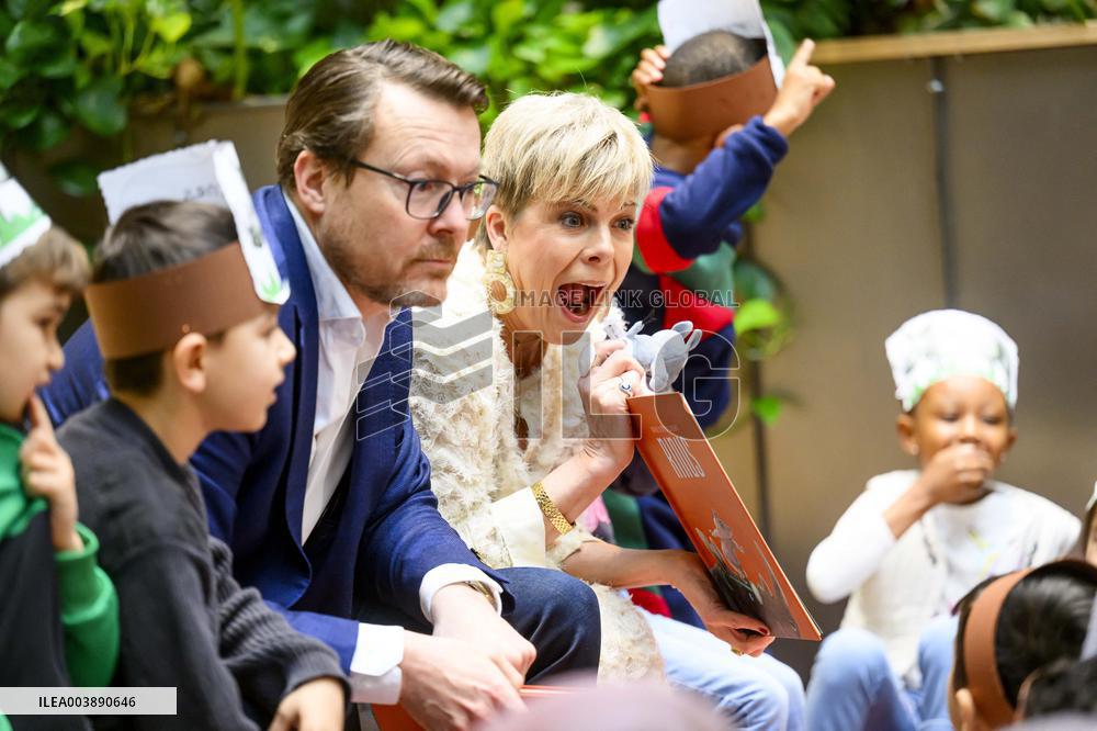 Princess Laurentien and Prince Constantijn Read at 2025 Breakfast - Netherlands