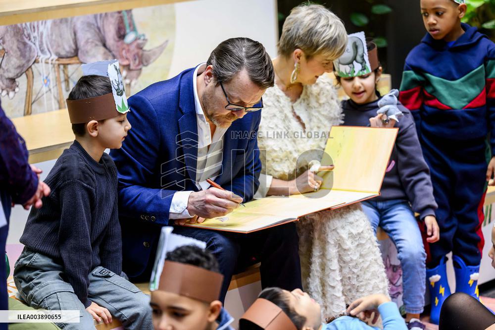 Princess Laurentien and Prince Constantijn Read at 2025 Breakfast - Netherlands