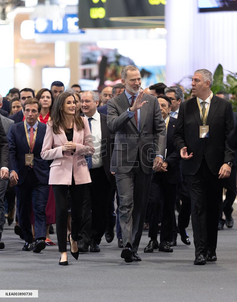 The King and Queen of Spain Inaugurate the 45th Edition of Fitur - Madrid