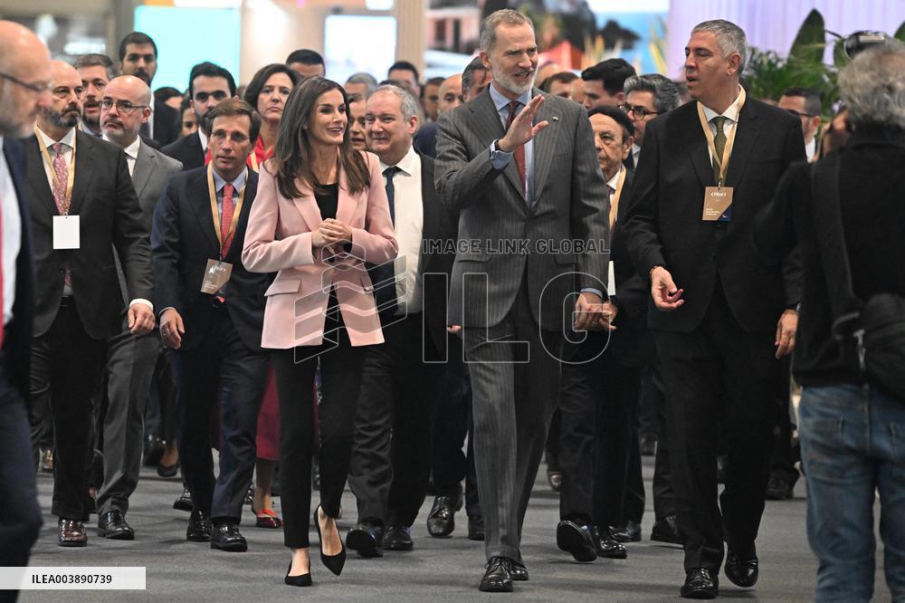 The King and Queen of Spain Inaugurate the 45th Edition of Fitur - Madrid