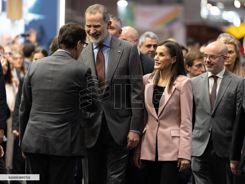The King and Queen of Spain Inaugurate the 45th Edition of Fitur - Madrid