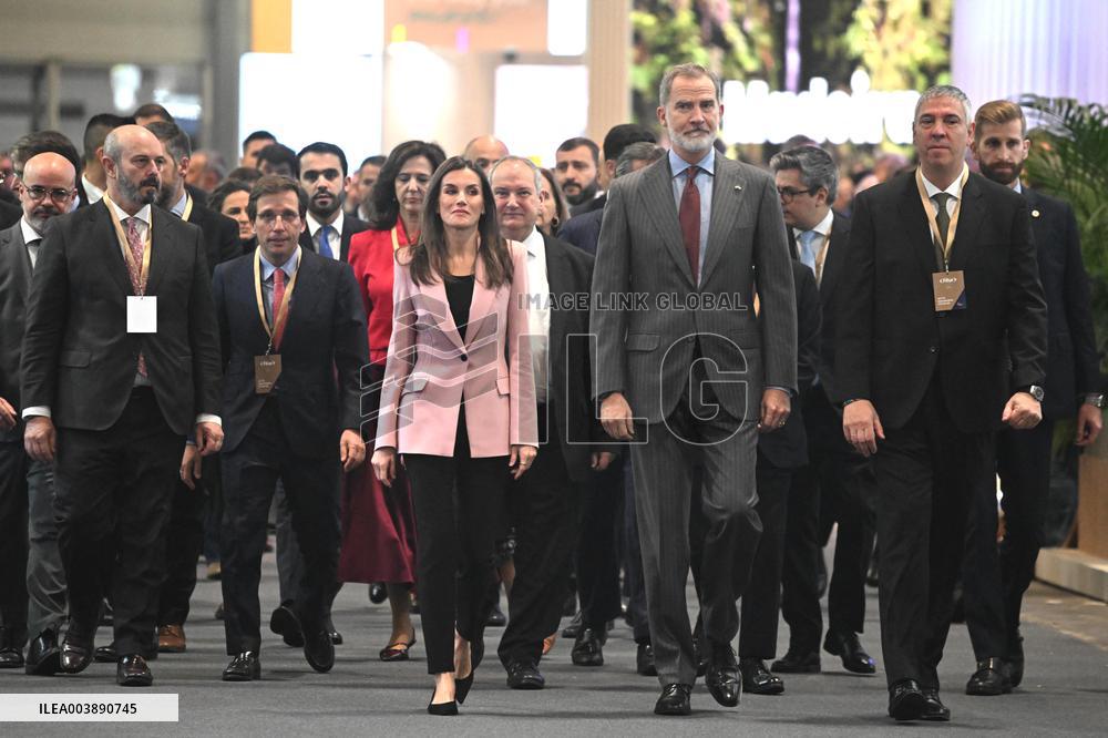 The King and Queen of Spain Inaugurate the 45th Edition of Fitur - Madrid