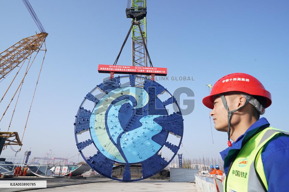 Assembly Ceremony for The Shield Tbm Tool Carrier - China