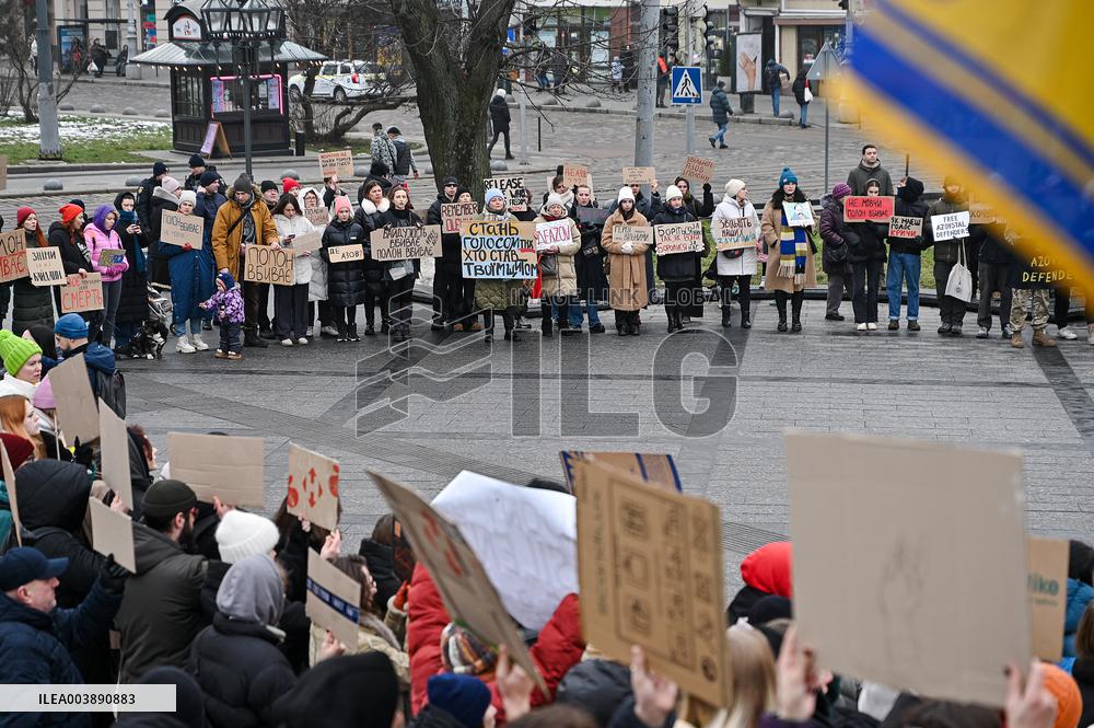 Rally to remind about Ukrainian POWs in LvivRally to remind about Ukrainian POWs in Lviv