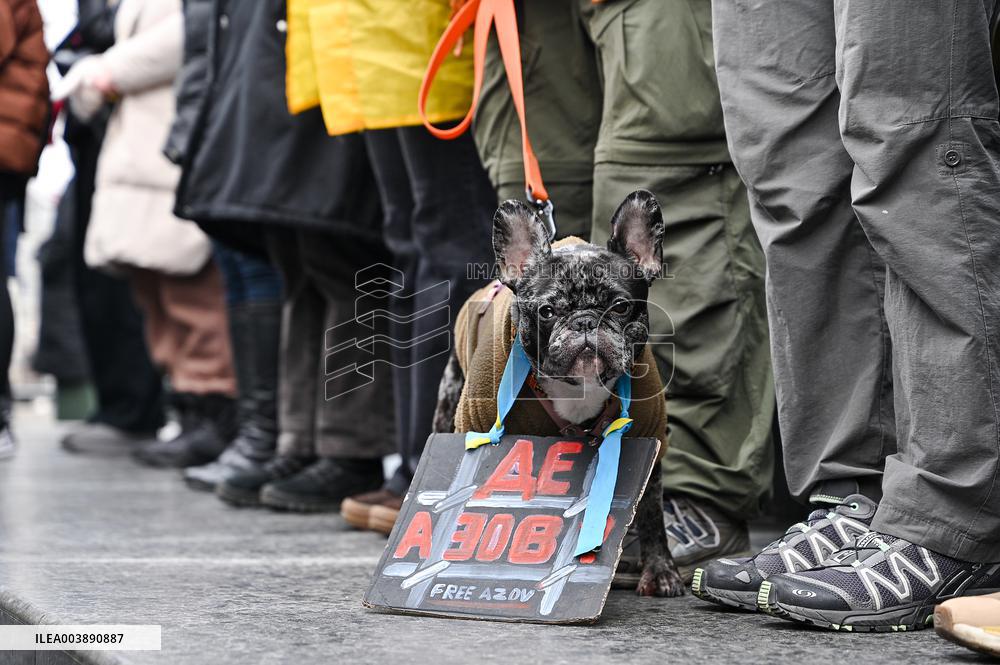 Rally to remind about Ukrainian POWs in LvivRally to remind about Ukrainian POWs in Lviv
