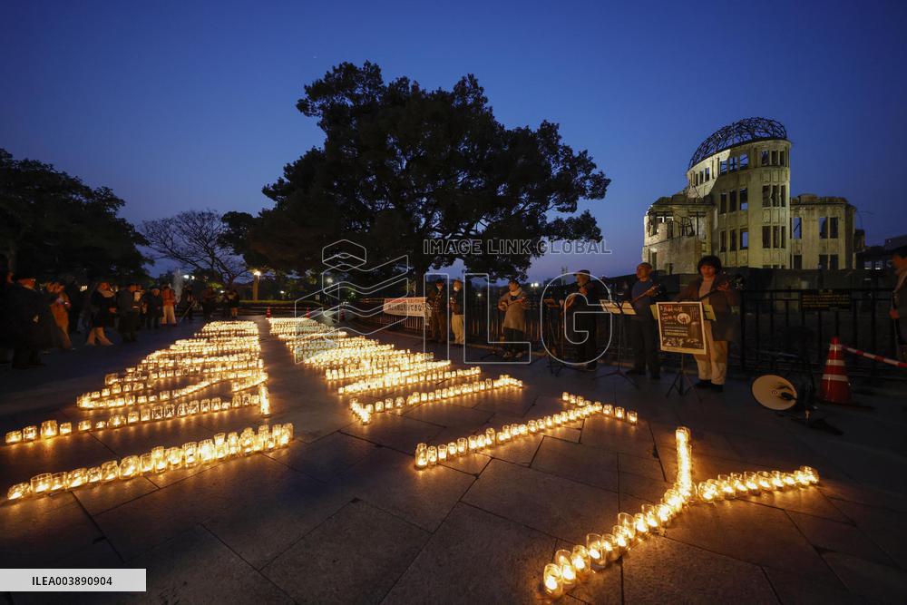 Candle event in Hiroshima