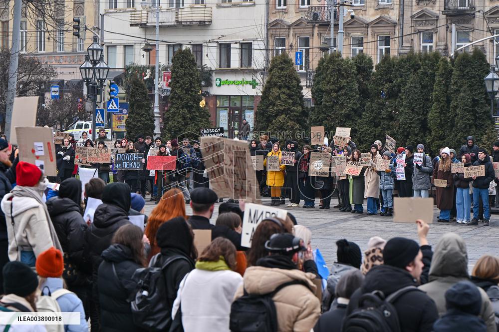 Rally to remind about Ukrainian POWs in LvivRally to remind about Ukrainian POWs in Lviv