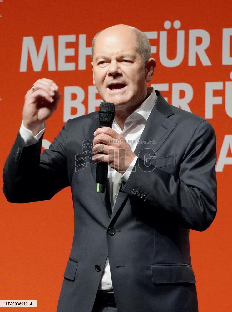 German Chancellor Olaf Scholz
