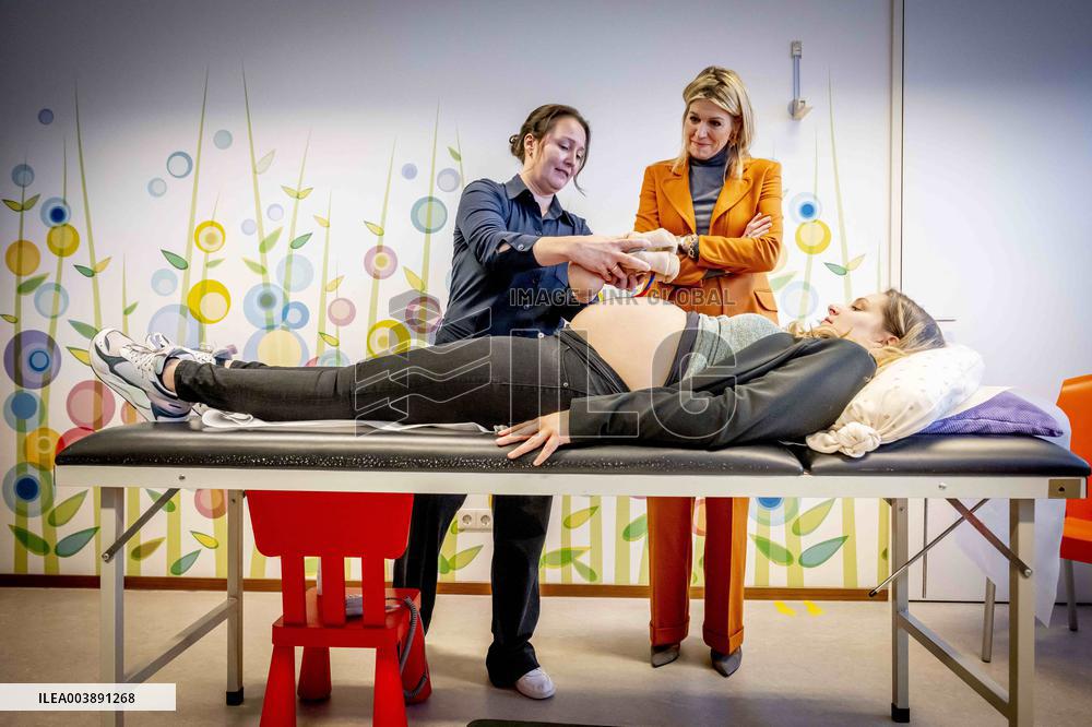 Queen Maxima Visits Promising Start Zeist - Netherlands