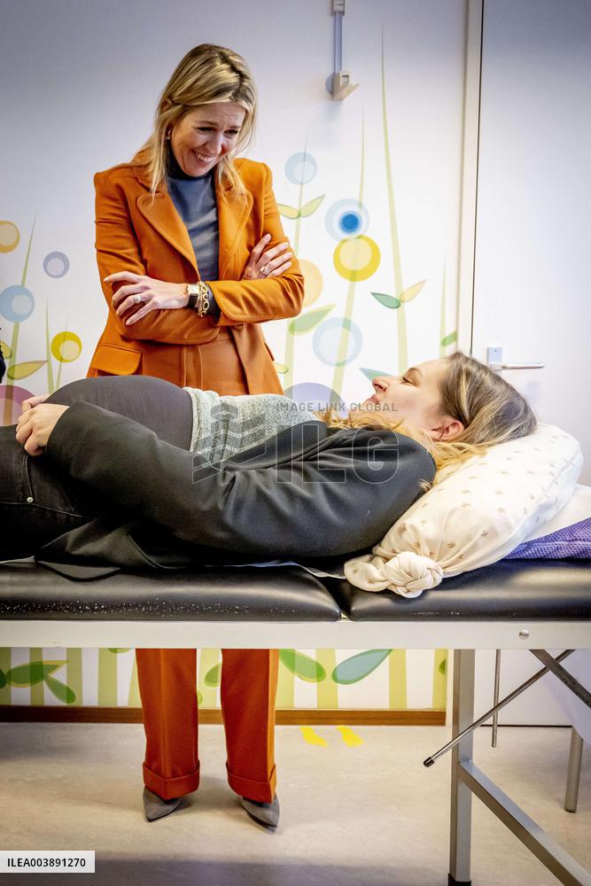 Queen Maxima Visits Promising Start Zeist - Netherlands