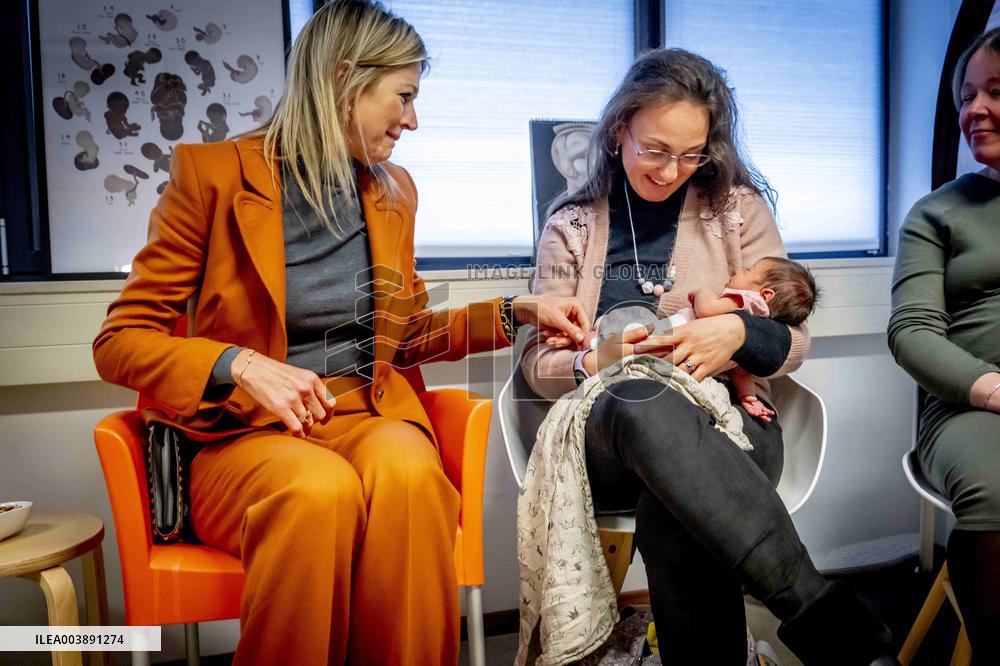 Queen Maxima Visits Promising Start Zeist - Netherlands