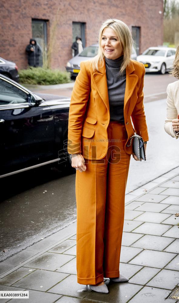 Queen Maxima Visits Promising Start Zeist - Netherlands