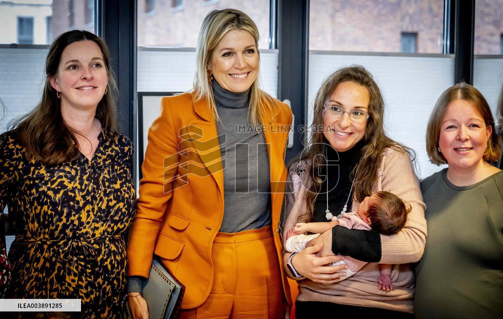 Queen Maxima Visits Promising Start Zeist - Netherlands