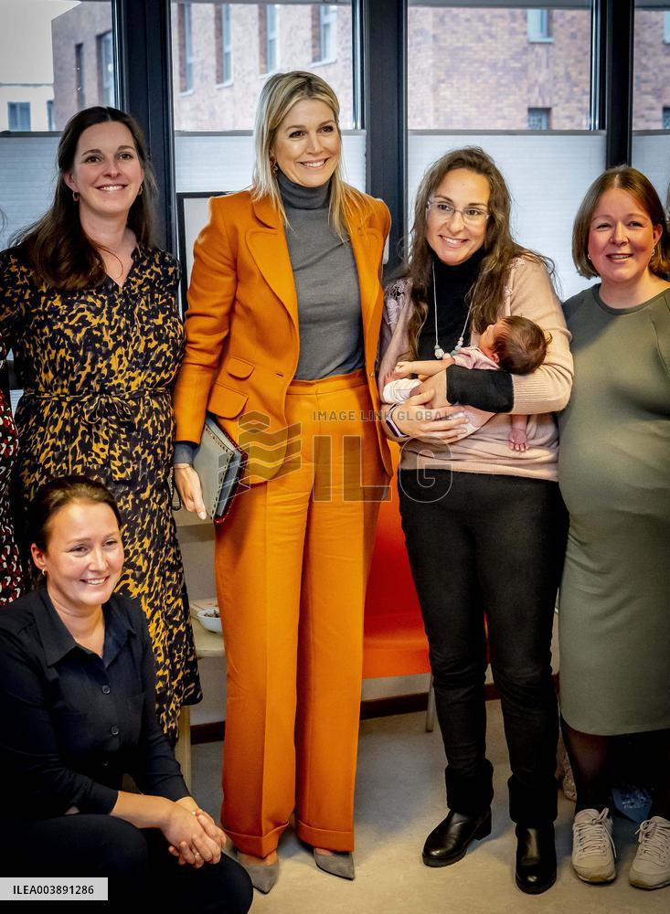 Queen Maxima Visits Promising Start Zeist - Netherlands