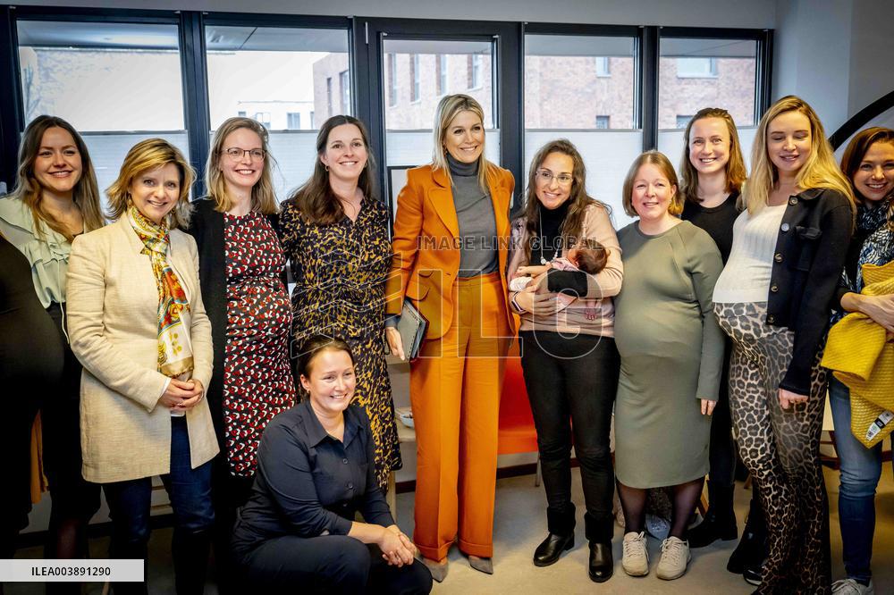 Queen Maxima Visits Promising Start Zeist - Netherlands