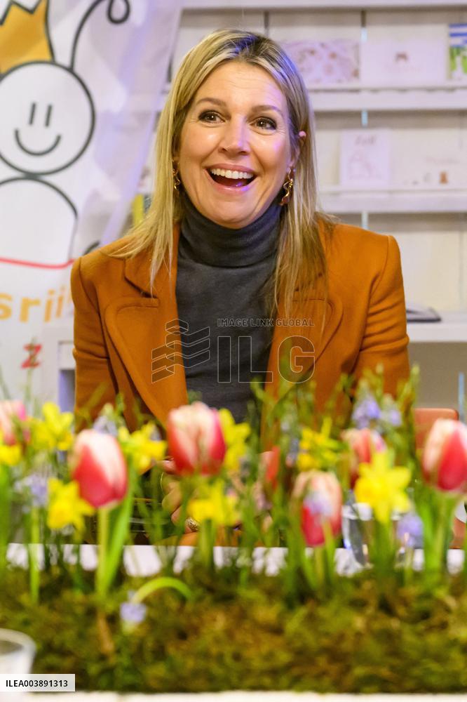 Queen Maxima Visits Promising Start Zeist - Netherlands