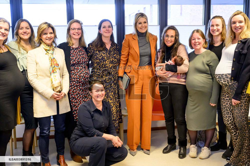 Queen Maxima Visits Promising Start Zeist - Netherlands