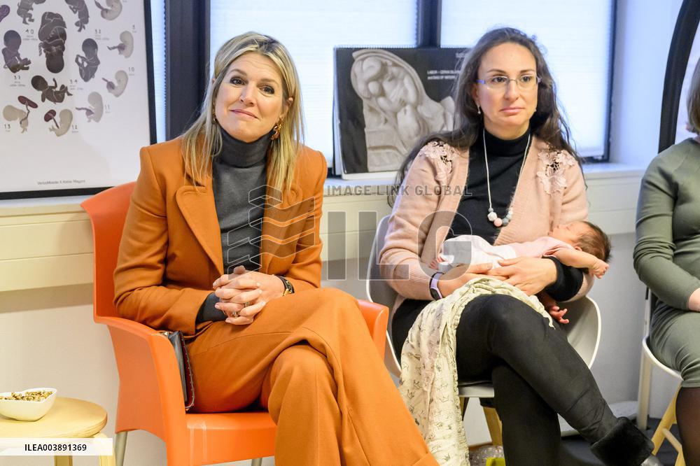 Queen Maxima Visits Promising Start Zeist - Netherlands