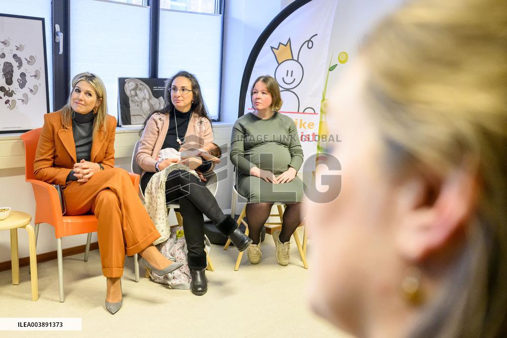 Queen Maxima Visits Promising Start Zeist - Netherlands