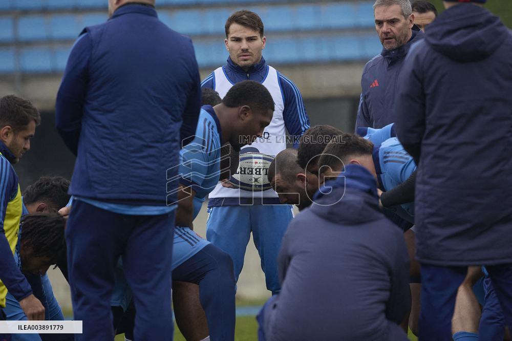 Training of the French rugby team - Marcoussis
