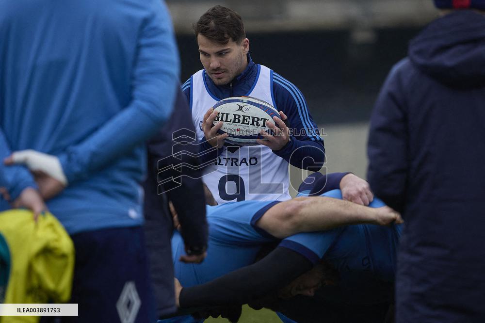Training of the French rugby team - Marcoussis