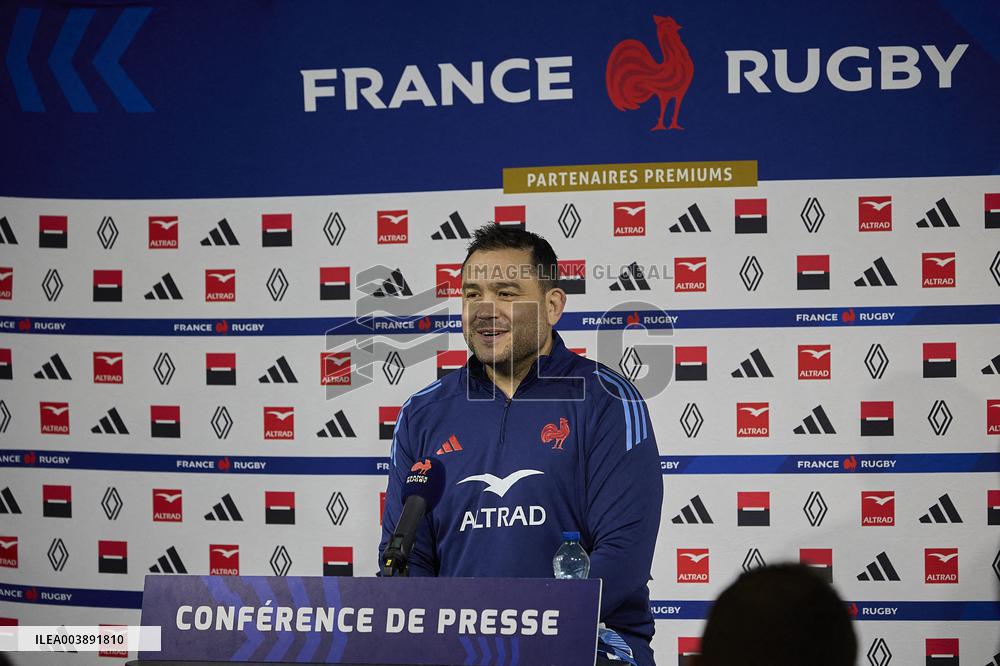 Training of the French rugby team - Marcoussis