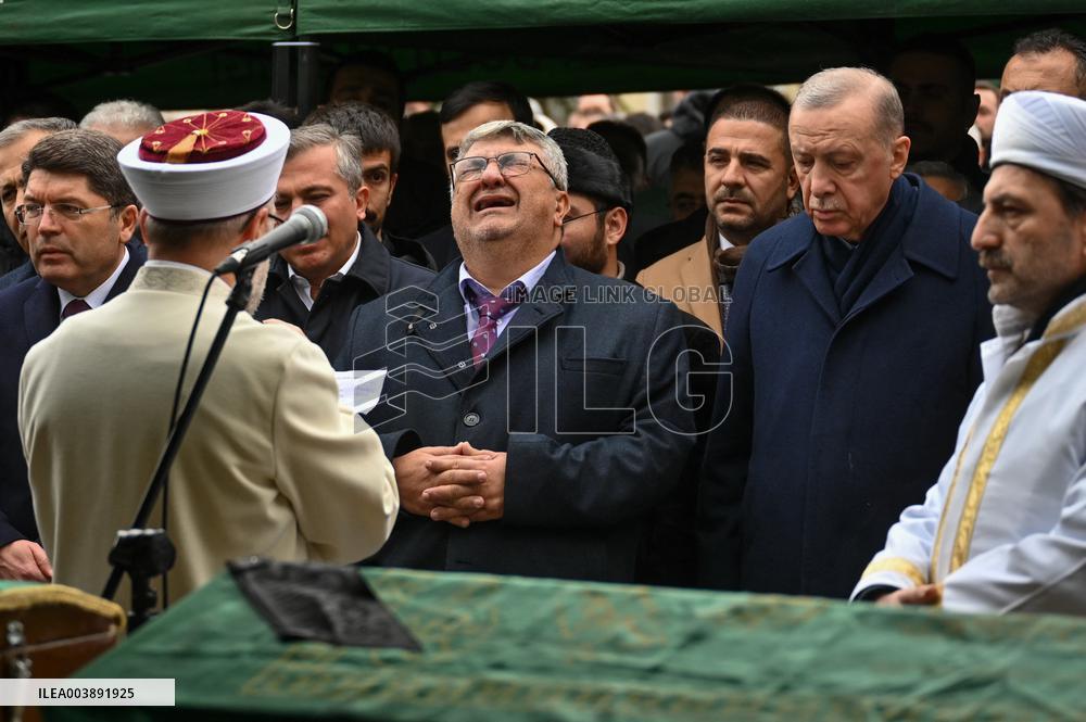 President Erdogan At The Funeral Of Victims In Kartalkaya Hotel Fire Tragedy