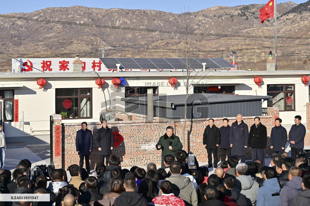 Xi Jinping Visit People Affected by Floods - China