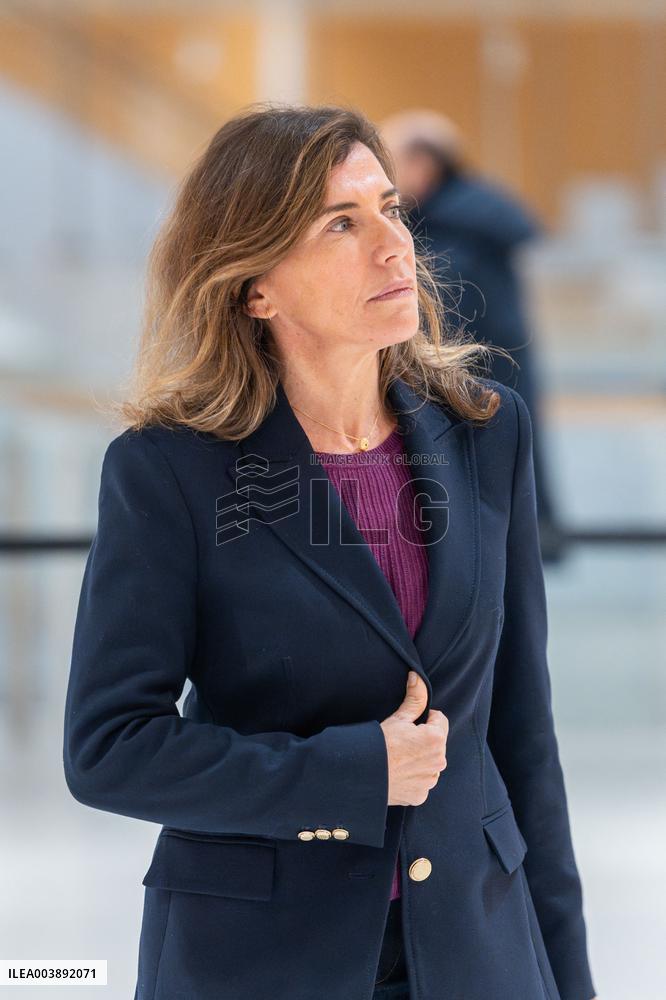 Nicolas Sarkozy trial during a break for illegal campaign financing from Lybia - Paris AJ