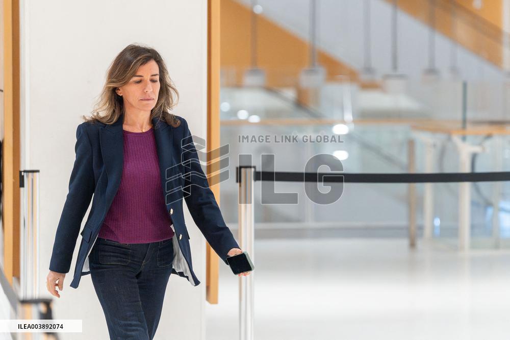 Nicolas Sarkozy trial during a break for illegal campaign financing from Lybia - Paris AJ