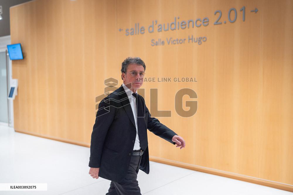 Nicolas Sarkozy trial during a break for illegal campaign financing from Lybia - Paris AJ