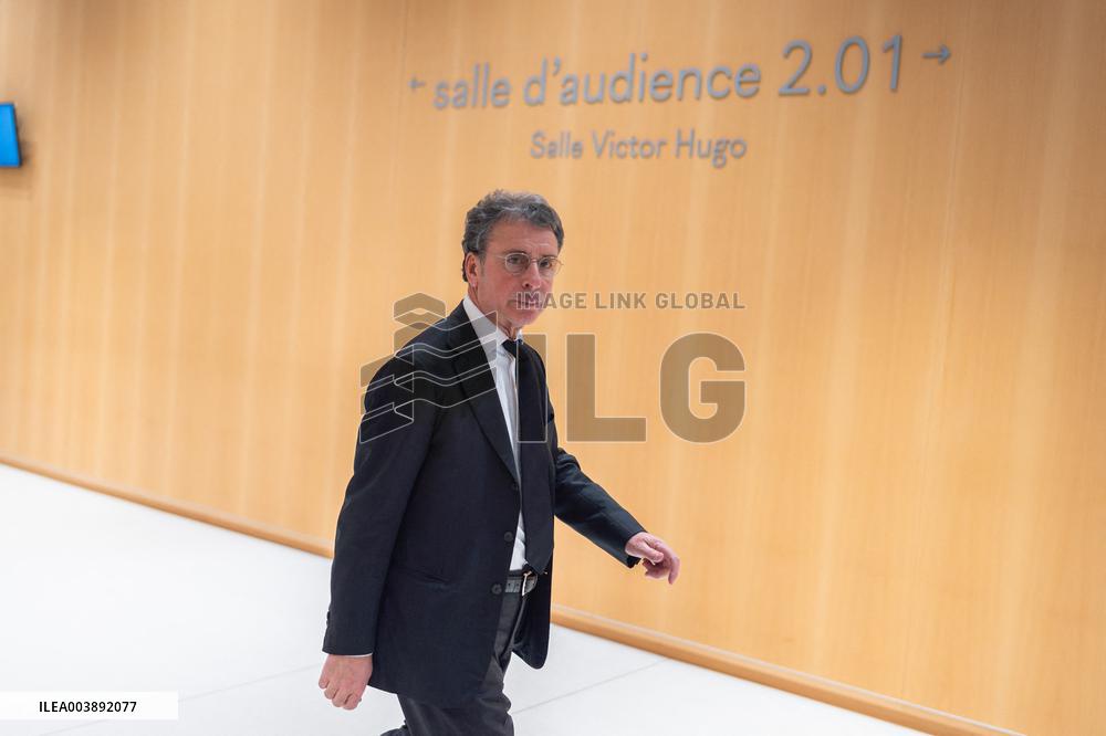 Nicolas Sarkozy trial during a break for illegal campaign financing from Lybia - Paris AJ
