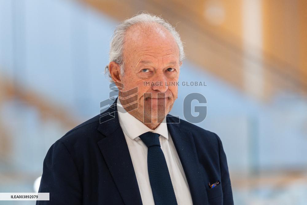 Nicolas Sarkozy trial during a break for illegal campaign financing from Lybia - Paris AJ