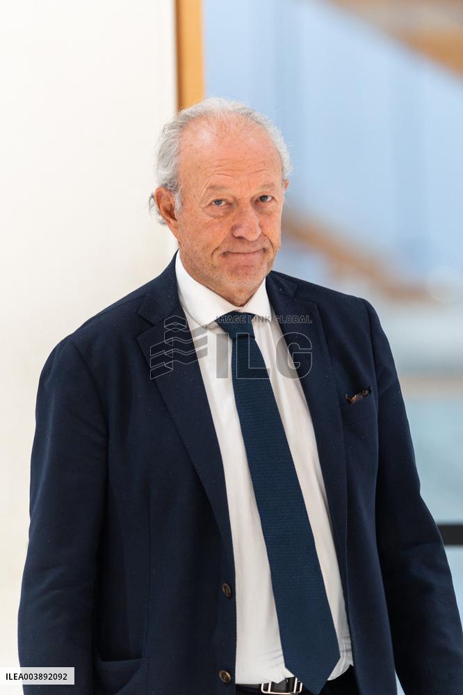 Nicolas Sarkozy trial during a break for illegal campaign financing from Lybia - Paris AJ