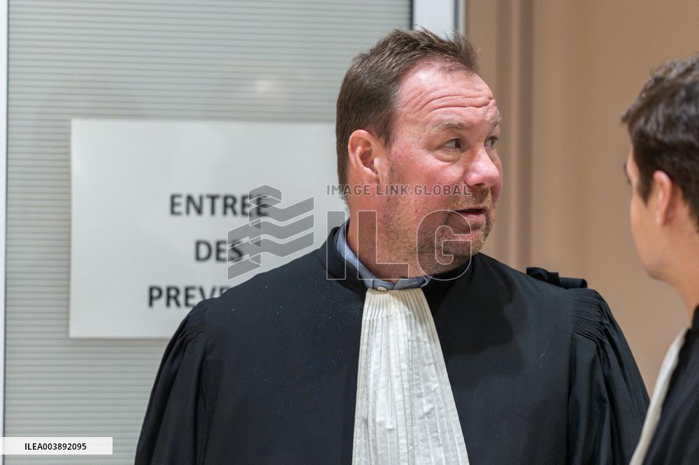 Nicolas Sarkozy trial during a break for illegal campaign financing from Lybia - Paris AJ