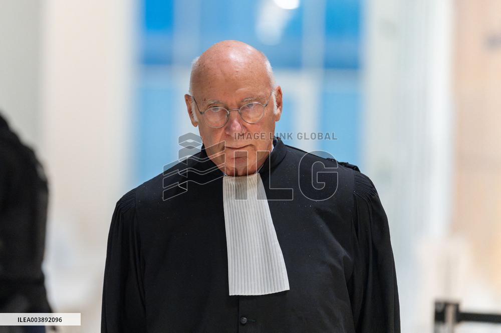 Nicolas Sarkozy trial during a break for illegal campaign financing from Lybia - Paris AJ