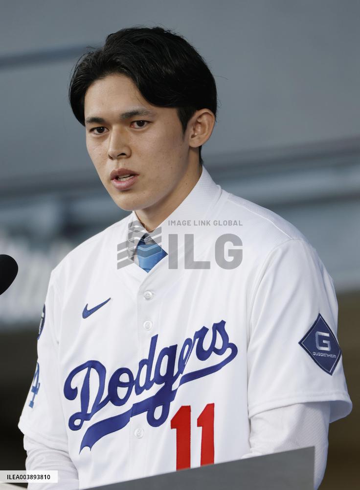 Baseball: New Los Angeles Dodger Roki Sasaki