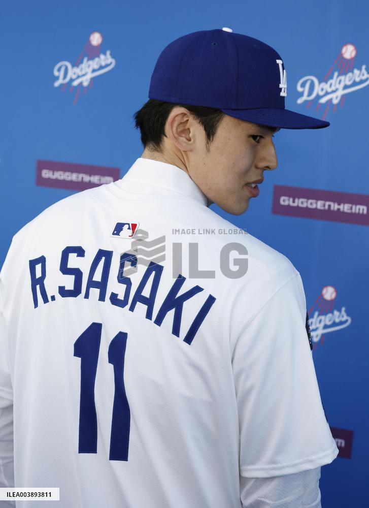 Baseball: New Los Angeles Dodger Roki Sasaki