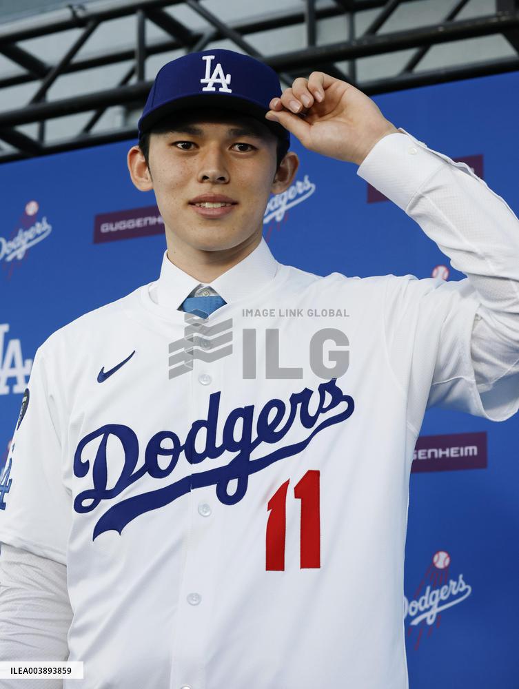 Baseball: New Los Angeles Dodger Roki Sasaki