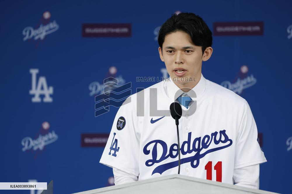 Baseball: New Los Angeles Dodger Roki Sasaki