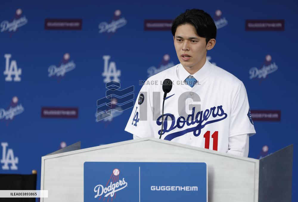 Baseball: New Los Angeles Dodger Roki Sasaki